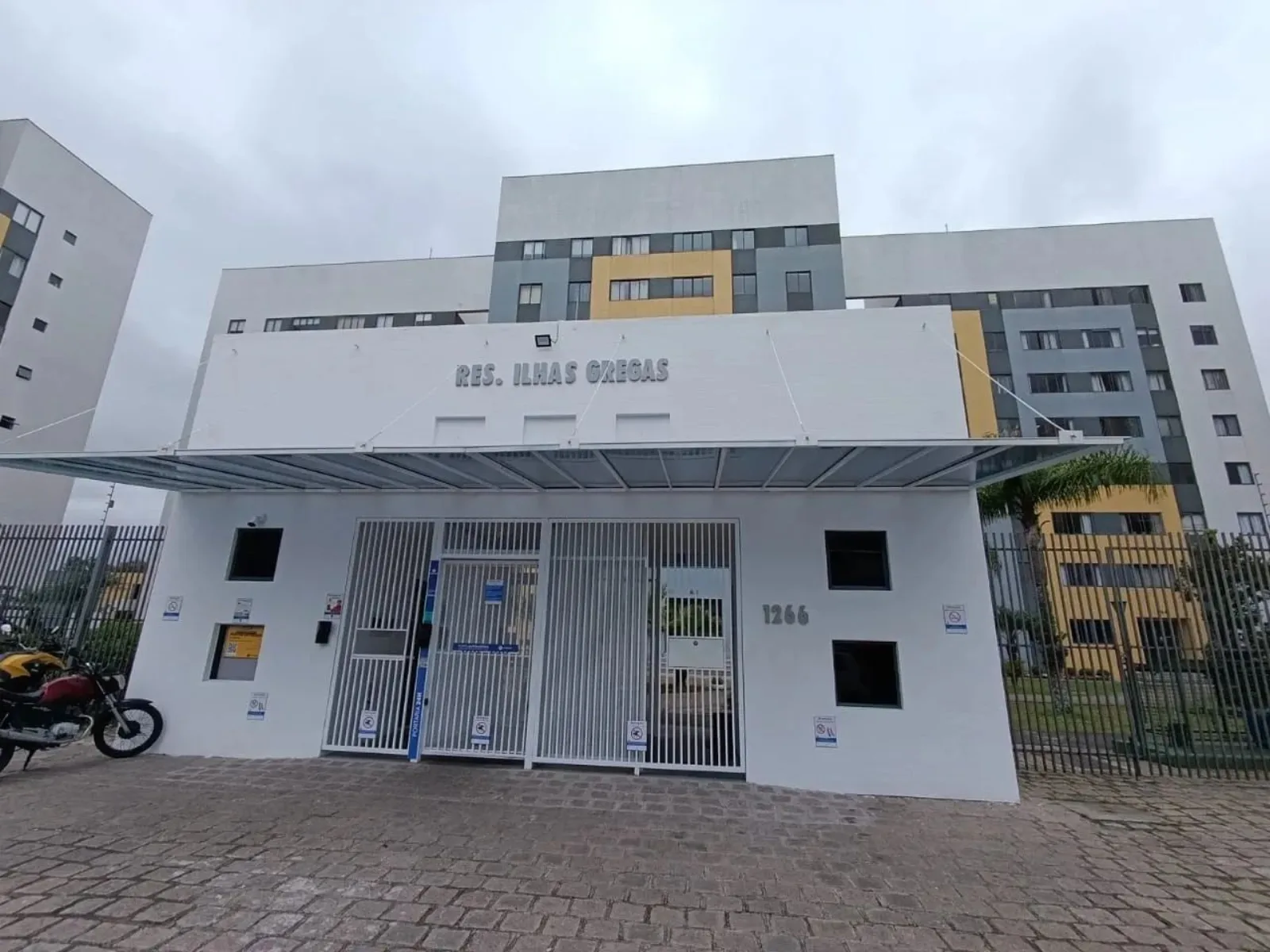 Entrada do Residencial Ilhas Gregas em Pinhais